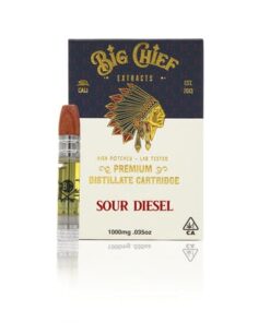 Big Chief THC Cartridge 1G – Sour Diesel