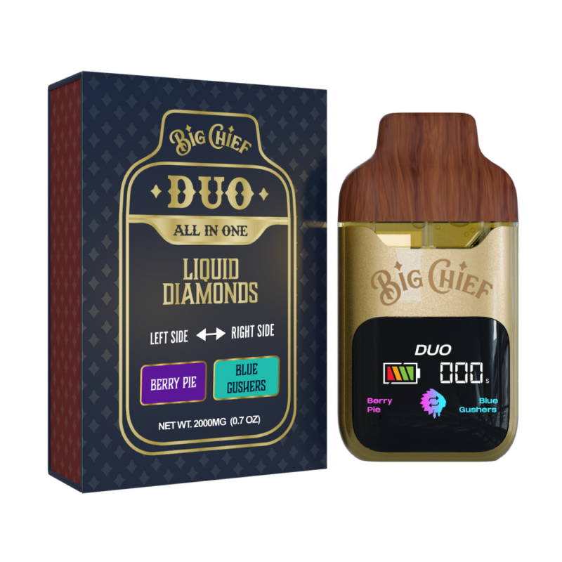 How many Big Chief cart hits per 1g and 2g cartridge