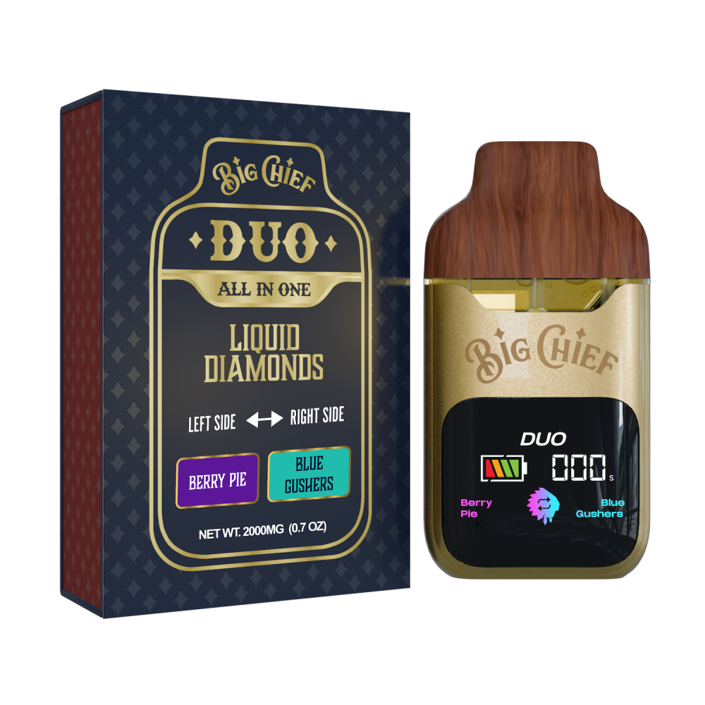 Big Chief carts price chart for 1g, 2g, and duo cartridges