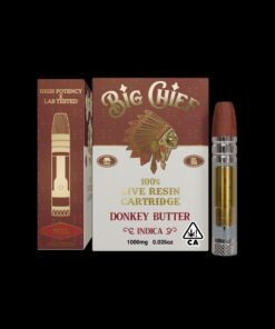 Big Chief Donkey Butter – Heavy-Hitting Indica Vape Cartridge (1G)