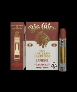 Big Chief Caffeine – Energizing Sativa Vape Cartridge (1G)