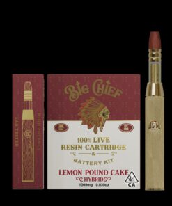 Big Chief Lemon Pound Cake 1 g THC Cartridge: