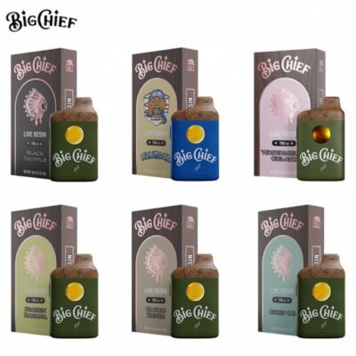 Big Chief THC-A Disposable Vape 3g, authentic Big Chief disposable in sealed packaging