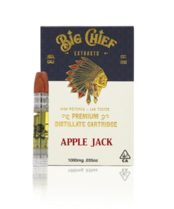 Big Chief THC Cartridge 1G – Apple Jack