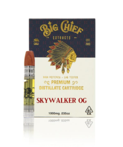 Big Chief THC Cartridge 1G – Skywalker OG