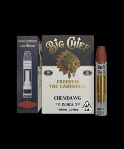 Big Chief Chemdawg – Potent Hybrid Vape Cartridge (1G)