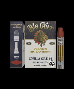 Big Chief Gorilla Glue 4 (GG4) 1 g THC Cartridge: