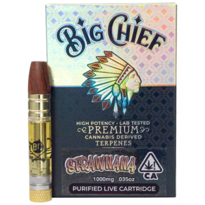 Big Chief Strawnana, authentic Big Chief cartridge in sealed packaging
