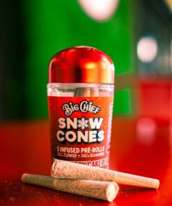 Big Chief Strawberry Cake – Snow Cone 5-Pack Infused Pre-Rolls